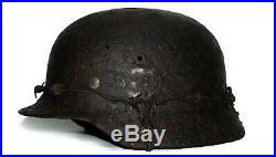 WW2 German Helmet M40 Size 64. The Battle for Stalingrad. World War II Relic