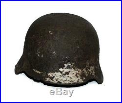 WW2 German Helmet M40 Size 66 Winter amo. The Battle for Stalingrad. Relic