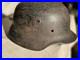 WW2-German-Helmet-M40-model-big-size66-maker-NS-genuine-paint-battle-damage-01-ya