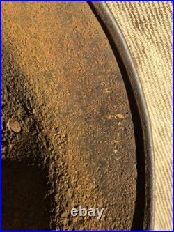 WW2 German Helmet M40 model, big size66 maker -NS-, genuine paint, battle damage