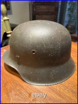 WW2 German Helmet M42 CKL64 Batch#5015 Liner Chinstrap Original Untouched