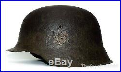 WW2 German Helmet M42 Size 66. World War II Relic