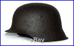 WW2 German Helmet M42 size 64 with Mask + Dog Tag. World War II Relic