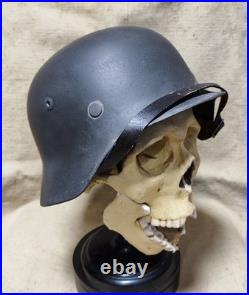 WW2 German Helmet Original M-40. 62 small size after restoration 2