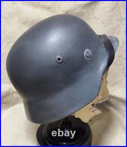 WW2 German Helmet Original M-40. 62 small size after restoration 2