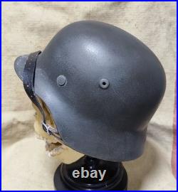 WW2 German Helmet Original M-40. 62 small size after restoration 2