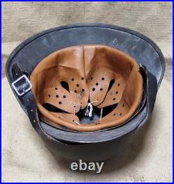 WW2 German Helmet Original M-40. 62 small size after restoration 2