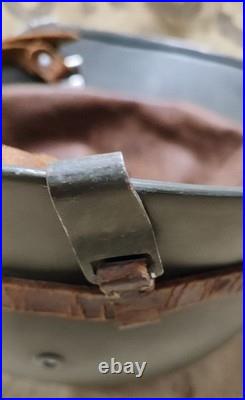 WW2 German Helmet Original (M-40). 70 big size after restoration