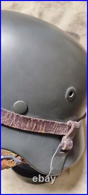 WW2 German Helmet Original (M-40). 70 big size after restoration