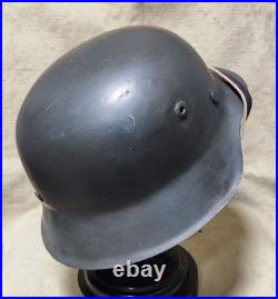 WW2 German Helmet Original M-42. 62 small size after restoration