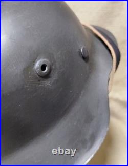 WW2 German Helmet Original M-42. 62 small size after restoration