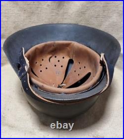 WW2 German Helmet Original M-42. 62 small size after restoration