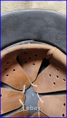 WW2 German Helmet Original M-42. 62 small size after restoration