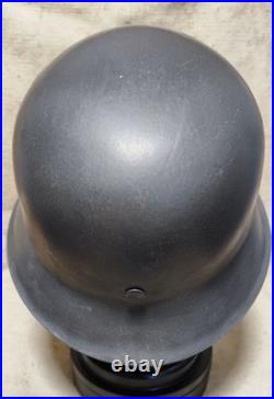 WW2 German Helmet Original M-42. 62 small size after restoration