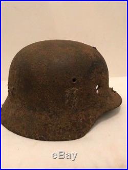 WW2 German Helmet Shell M-40, SD for Elite Units. Orig