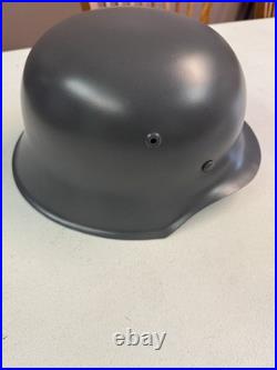 WW2 German Helmet With Liner Reproduction 2047 ET-70 High Quality One WW2 German Helmet With Liner Reproduction 2047 ET-70 High Quality One