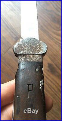 WW2 German Knife Dagger Helmet SMF Solingen GI Bringback Souvenir