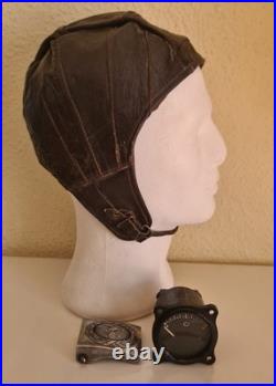 WW2 German Luftwaffe Fl22855 Trim Indicator Me 262 Fw 190 Flying Helmet & Buckle
