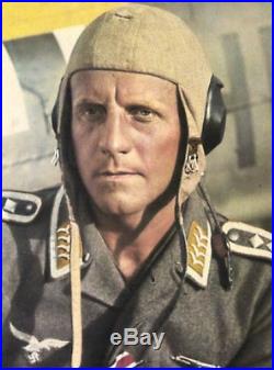 WW2 German Luftwaffe LKpS101 Aviator Summer Flight Pilot Helmet NICE! WWII OLD
