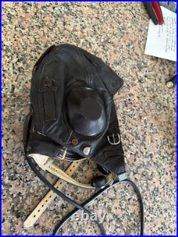 WW2 German Luftwaffe LKpW101 Fliegerkopfhaube WINTER FLIGHT HELMET EXCELLENT