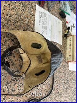 WW2 German Luftwaffe LKpW101 Fliegerkopfhaube WINTER FLIGHT HELMET EXCELLENT
