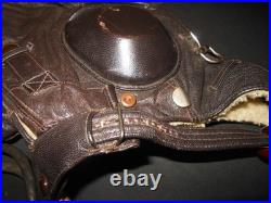 WW2 German Luftwaffe LKpW101 Fliegerkopfhaube WINTER FLIGHT HELMET EXCELLENT