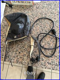WW2 German Luftwaffe LKpW101 Fliegerkopfhaube WINTER FLIGHT HELMET EXCELLENT