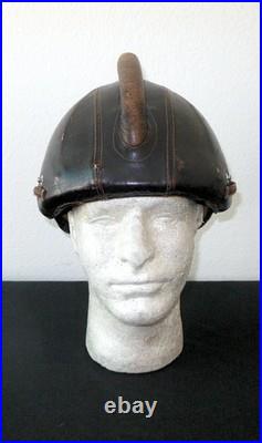 WW2 German Luftwaffe SSK90 Fliegerstahlhelm STEEL FLIGHT HELMET VERY NICE