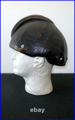 WW2 German Luftwaffe SSK90 Fliegerstahlhelm STEEL FLIGHT HELMET VERY NICE