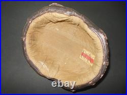 WW2 German Luftwaffe SSK90 Fliegerstahlhelm STEEL FLIGHT HELMET VERY NICE