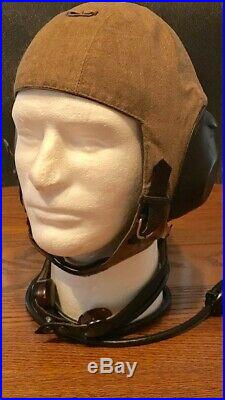 WW2 German Luftwaffe Summer Pilots Flight Flying Helmet LKpS101