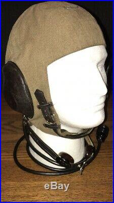 WW2 German Luftwaffe Summer Pilots Flight Flying Helmet LKpS101