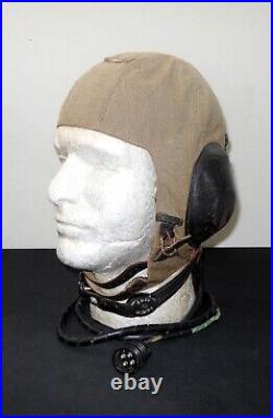 WW2 German Lufwtaffe LKpS101 Fliegerkopfhaube SUMMER FLIGHT HELMET NICE