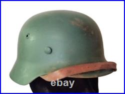 WW2 German M. 40 helmet used by Norwegian army GC size 58
