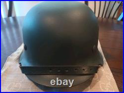 WW2 German M-42 Helmet Refurbished Size 59 ET66 Shell