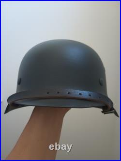 WW2 German M-42 Helmet Refurbished Size 59 ET66 Shell WW2 German M-42 Helmet Refurbished Size 59 ET66 Shell