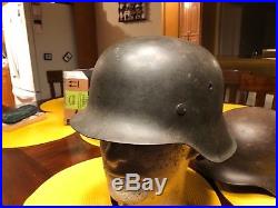 WW2 German M1942 Helmet Large 68 sized shell