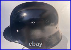 WW2 German M34 Fire brigade helmet in good condition