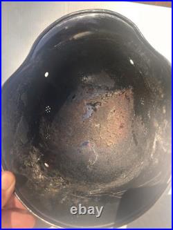 WW2 German M34 Fire brigade helmet in good condition