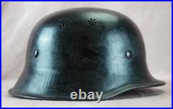 WW2 German M34 civil police fire Helmet combat stahlhelm vet