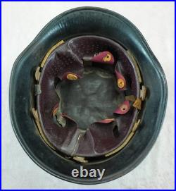 WW2 German M34 civil police fire Helmet combat stahlhelm vet