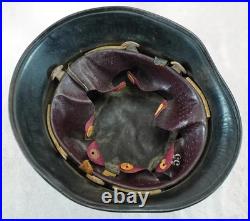 WW2 German M34 civil police fire Helmet combat stahlhelm vet WW2 German M34 civil police fire Helmet combat stahlhelm vet