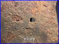 WW2 German M35 Helmet. Size 64. Battle-Damaged Relic. Found in Estonia WW2 German M35 Helmet. Size 64. Battle-Damaged Relic. Found in Estonia