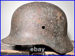 WW2 German M35 Helmet Size 64 Narva Front Battlefield Relic