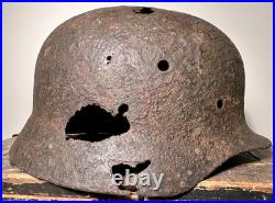 WW2 German M35 Helmet Size 64 Narva Front Battlefield Relic