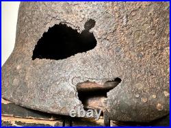 WW2 German M35 Helmet Size 64 Narva Front Battlefield Relic