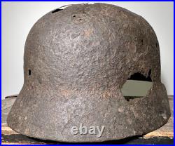 WW2 German M35 Helmet Size 64 Narva Front Battlefield Relic