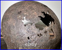 WW2 German M35 Helmet Size 64 Narva Front Battlefield Relic