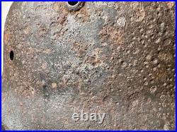 WW2 German M35 Helmet Size 64 Narva Front Battlefield Relic