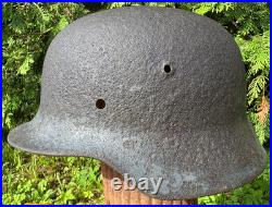 WW2 German M35 Helmet Size 66 Gulbene Latvia Battlefield Relic Eastern Front